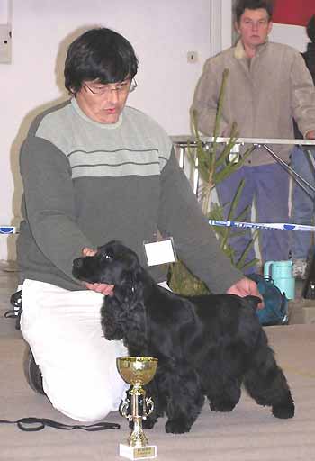 Inspector Liz z Vejminku (Lza) - CLUB WINNER 2003 and B.O.B.!!! under Mr Bob Jackson from England.