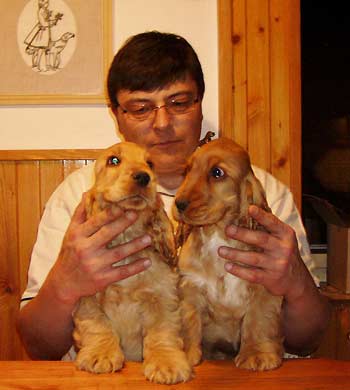 X - litter (Waterwood The Diplomat x Etna z Vejminku) at 3 months.